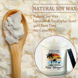 Retirement Gifts For Woman Men, Lavender Scented Soy Candle (7Oz), Happy Retirement Gift For Coworker Colleague Boss Teachers Nurses Friends
