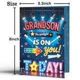 Grandson Birthday Card, Happy Birthday Card Gift For Grandson From Grandma Grandpa