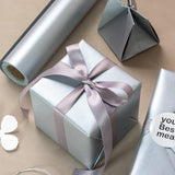 Silver Matte Wrapping Paper - Solid Color Pearly - Luster Paper Perfect For Wedding, Birthday, Christmas, Baby Shower -17 Inches X 32.8 Feet