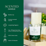 Forest Pine Scented Candle 14.5Oz, Soy Wax Candle With Long-Lasting Burn For Home And Gifting