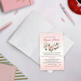 Heartfelt Mothers Day Card For Bonus Mom, Poem Loving Card For Stepmother, Bonus Mom Mothers Day Card From Husband Stepchild, Funny Bonus Mom Thank You Card