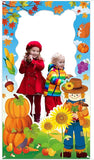 Fall Thanksgiving Photo Booth Props Autumn Pumpkin Scarecrow Theme Party Backdrop Decor