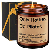 Scented Candle, Pilates Gifts For Women, Men - Gym, Workout, Fitness, Sports Gifts For Friend, Mom - Funny Valentines, Birthday, Appreciation Ideas For Pilates Instructor, Reformer, Studio, Lover