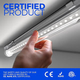 6 Pack 4FT LED Shop Lights 40W 5500LM 5000K V Shape Integrated Garage Warehouse Lights