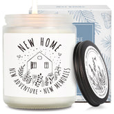 House Warming Candle Gifts For First House, New Home New Adventures / Memories Candle, Perfect Housewarming Scented Candle For Friends First Time Homeowner Her Him, House Warming Decoration -73