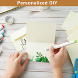 100 Packs Cream Blank Greeting Cards With Envelopes 5 X 7 Heavyweight Folded Ivory Cardstock And A7 Envelopes Printable Self Seal For Diy Invitations, Birthday Party, Baby Showers, Mailing