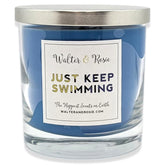 - Just Keep Swimming Soy Wax Blend Candle - 11 Oz, Up To 40 Hrs Long Lasting, Highly Scented - Inspired By Nemo