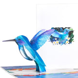 Hummingbird Pop Up Card Birthday Cards Mothers Day Cards For Women Mom Wife Sister Daughter Grandma, Hummingbird Gifts For Bird Lover, With Envelope
