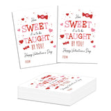 30 Pcs How Sweet It Is To Be Taught By You Valentine'S Day Card, Sweet Teacher Valentine, Student Valentine Card, Preschool Cute Valentine Cards, Valentine Card For Teacher Vds02