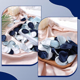 200Pcs Silk Rose Petals For Weddings, Dusty Blue Flower Silk Petals Flower Girl Scatter Petal For Wedding Aisle Scatter, Aisle Table Centerpieces, Romantic Night Home Decor
