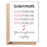 Valentines Day Card For Him, Her – Romantic Greeting Card For Husband, Wife, Boyfriend, Girlfriend – 5X7 Folded Anniversary Card With Envelope & Sticker – Blank Inside, Sweet Love Quote On Front