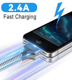 USB to 30 Pin Charger Cable 3.3FT Nylon Braided Charging Cord for iPhone 4 4S iPad iPod