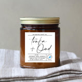 Tonka Oud Candle 9 Oz | Woodsy Unisex Scented Oud Candle For Men & Women | Premium Wax Candles For Home In Amber Glass Jar Candle | Usa Made Vegan & Phthalate Free (Oud, 9Oz)