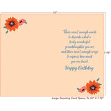 - Granddaughter Birthday Card - Made In Usa - Premium Card Stock, Envelope Included - 5" X 7.75" - Packaged In Extra Sturdy Mailer - 95357