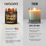 Christmas Candle | 100% Natural Coconut Soy Wax | 9Oz | Santa'S Workshop