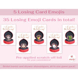 Bridal Shower Games 40 Raffle Cards, Do You Have The Bride’S Ring Funny Emoji Scratch Off Lottery Tickets, 5 Winners, Wedding Shower, Engagement Or Bachelorette Party, Rose Gold Foil