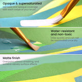 Acrylic Gouache Paint, Acrylic Paint Set Of 36 Colors, Matte Finish, 22Ml/0.74 Oz Gouache Paint Tubes