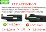 Dell 65W 7.4mm Tip Laptop Charger AC Power Adapter for Latitude 5400 7480 7490