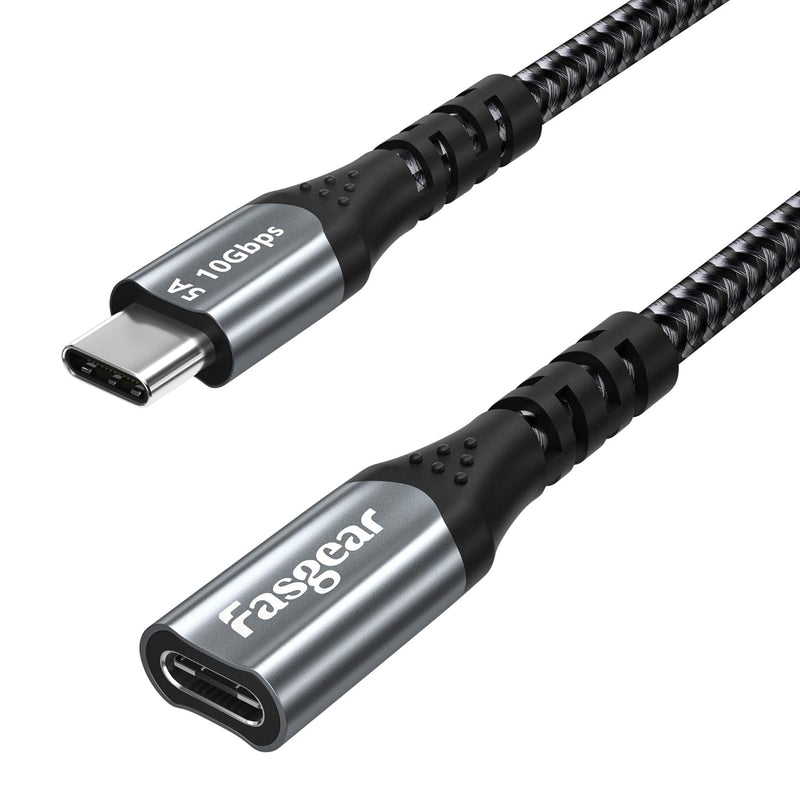 Usb C Extension Cable 3Ft 10Gbps Data Sync Type C 3.2 Male To Female Extender