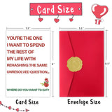 Funny Valentine Day Card For Him Her. Unique Valentine'S Day Card Gift For Boyfriend Girlfriend, Romantic Birthday Anniversary Card Gift For Women Men