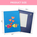 3D Pop-Up Kissing Fish Anniversary Card - Birthday, Wedding, Valentine'S Day Gift For Couples, Him, Her | Includes Envelope, Blank Note Card, Seal Stickers & Wish Cards