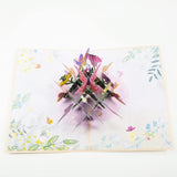 Butterflies Pop Up Greeting Card - Happy Birthday Card, Just Because, Mother'S Day, For Son, Daughter, Kids, Children Butterflies Pop Up Card (Pink)