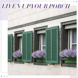 60 Bundles Artificial Lavender Flowers Uv Resistant Faux Plastic Flowers Faux Lavender Plants For Outdoor Garden Patio Window Box Office Table Centerpiece Indoor Decoration (Purple)