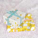 Baby Shower Wrapping Paper - 4 Jumbo Sheets, 28 * 40 Inches - Giraffe & Elephant Gift Wrap, Perfect For Boys Girls, Baby'S Birthday, Newborn