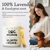 New Mom Gift – First & 1St Time Pregnancy, Postpartum Essentials – Dog Mom To Be Gift For Expecting Or Pregnant Women After Birth – Lavender And Eucalyptus Scented Candle