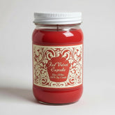 Red Velvet Cupcake Candle ~ Premium Soy Wax 16Oz Square Mason Jar Candle ~ Great Valentine'S Day Candle