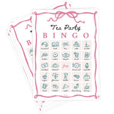 Tea Party Games For Women - 20 Unique Cards - Tea Party Bingo Game Supplies For Adults - Decorations & Favors For Birthday, Bridal Shower, Baby Shower & Mother'S Day