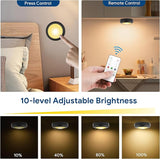 12 Pack LED Puck Lights with Remote 16 Color Under Cabinet Battery Operated Lights