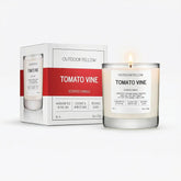 Tomato Vine Scented Candle – 8Oz Coconut Wax Blend – Strong Scent Throw – Inspired By Backyard Tomato Plants – Luxury Tomato Leaf Candle In Reusable Glass Jar