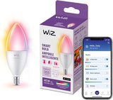 40W Equivalent B12 Smart Candle LED Bulb E12 Base Full Color Matter Compatible 1 Pack