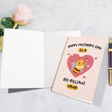 Cute Bee Mother'S Day Card For Nana, Funny Pun Grandma Mother'S Day Card, Happy Mother'S Day To A Brilliant Nana
