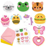 36 Pack Valentine’S Day Cards For Kids School, 9 Cute Designs With Envelopes & Stickers, Valentines Cards For Classroom Exchange