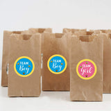80 Pcs Baby Bee Gender Reveal Sticker Team Boy And Team Girl Baby Shower Sticker Labels, 2 Inch Gender Reveal Stickers For Voting Games And Party Supplies