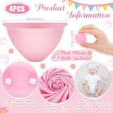 4Sets Baby Shower Games Bridal Shower Games Funny Activities Balls Included Funniest Baby Game Ever For Boy Or Girl How Many Plushies Can You Catch In Your Diaper (Pink)