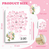 Wedding Party Decorations,Perfect Gift For Newlyweds, Themed Wall Decor With Balloons And Flowers, Romantic Gift For Couples, Ideal For Home Decoration And Wedding Guest Books