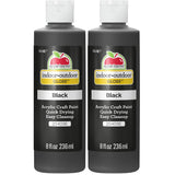 Apple Barrel Gloss Acrylic Paint in Assorted Colors (8 oz), 20409 Gloss Black (Pack of 2)