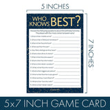 Navy Blue And Gold 30Th Birthday Game Bundle - Set Of 3 Birthday Party Games For 20 Guests, Born In The 1990S Theme