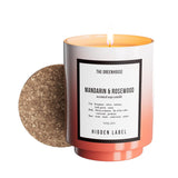 Fall Candle, Mandarin Rosewood Scented Candle, 12Oz Natural Soy Wax, 75 Hours Long Lasting Clean Burn, Aromatherapy Candles For Home,Scented,Bathroom,Livingroom,Holiday Gift