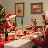 Christmas Tree Shaped Flameless Candlesticks Battery Operated With Remote And Timer, Set Of 4 Real Wax Led Taper Candles With 3D Flickering Wick For Christmas Decoration Gift