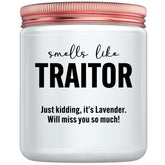 Funny Farewell Gift For Coworker - Unique Leaving, Goodbye, New Job, Good Luck Candle Gifts For Women, Boss, Employee - Friend Neighbor Moving Away Housewarming Gifts For New House