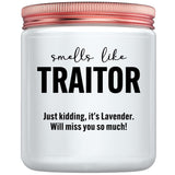 Funny Farewell Gift For Coworker - Unique Leaving, Goodbye, New Job, Good Luck Candle Gifts For Women, Boss, Employee - Friend Neighbor Moving Away Housewarming Gifts For New House