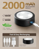 3 Pack Rechargeable Magnetic Picture Lights with Remote 3 Color Temps & RGB for Wall Art