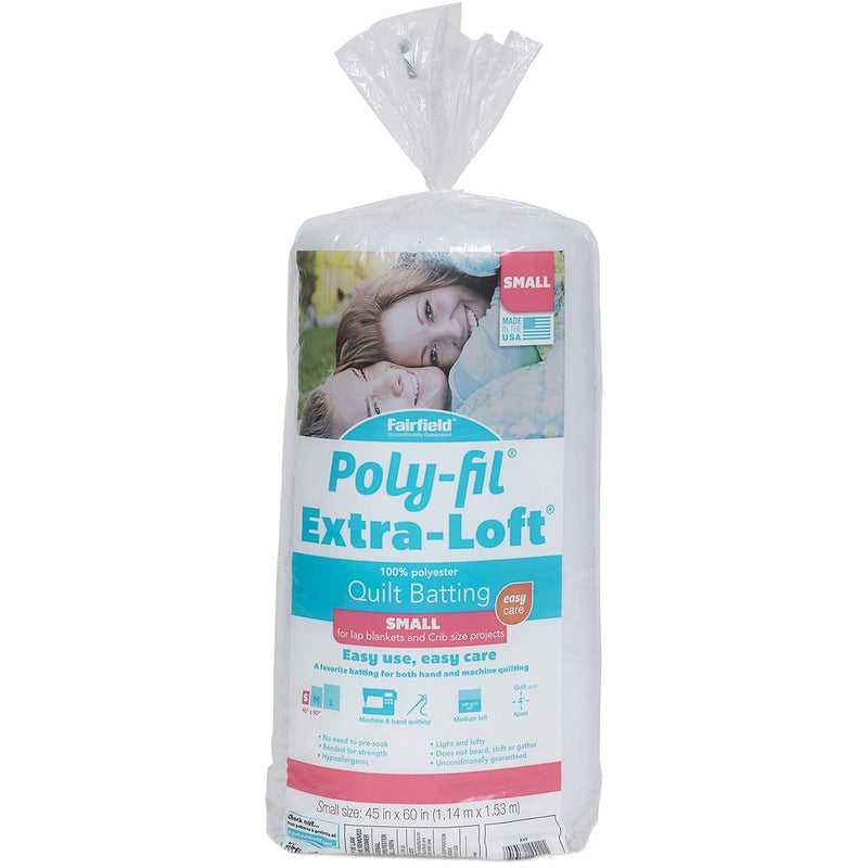 Poly-Fil Extra-Loft Batting Crib 45" X 60"
