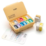 Metallic Jelly Gouache Paint Set, 12 Colors 12G, Jelly Cup Design, Travel Carry, Gouache Paint Non Toxic For Canvas And Paper, Art Supplies For Professionals And Beginner