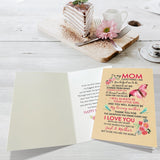 Heartfelt Birthday Card For Mom, Poem Mother Birthday Card From Daughter, To Me You Are The World...