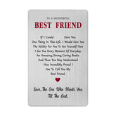 Best Friend Valentines Day Card, Gift For My Best Friend Birthday Wedding Friendship Long Distance Easter Card